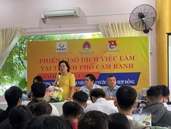 Trung tâm Dịch vụ việc làm Khánh Hòa tổ chức phiên giao dịch việc làm trực tiếp tại thành phố Cam Ranh ngày 08/9/2023.