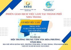 Phiên giao dịch việc làm trực tiếp tại thành phố Nha Trang